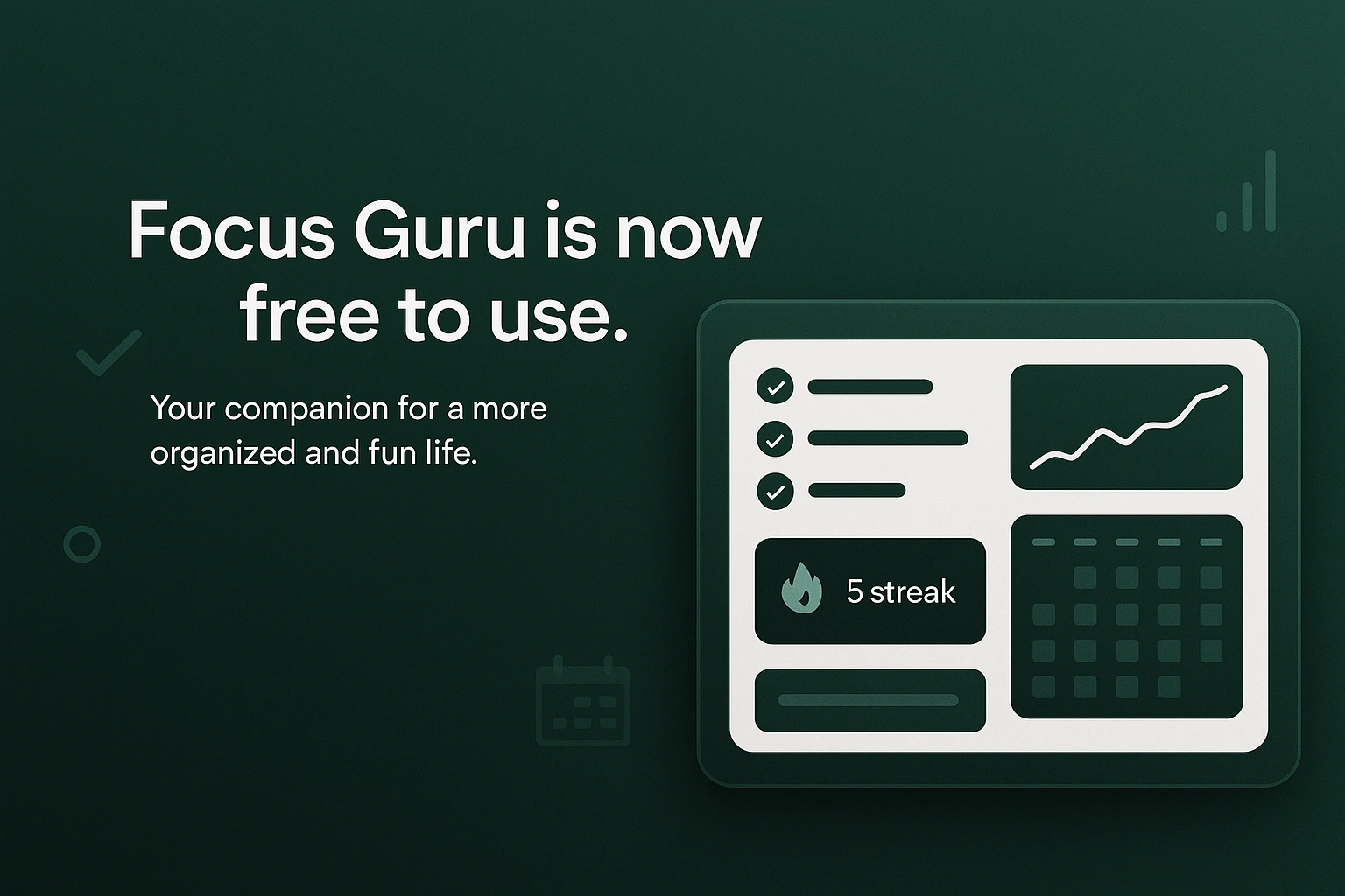 Focus Guru becomes free for personal use